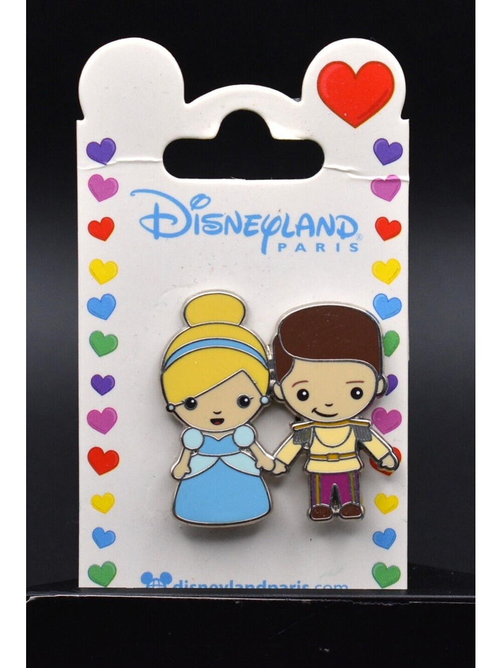 Disney DLP Paris Cutie Couples Cinderella and Prince Charming Pin (B2)